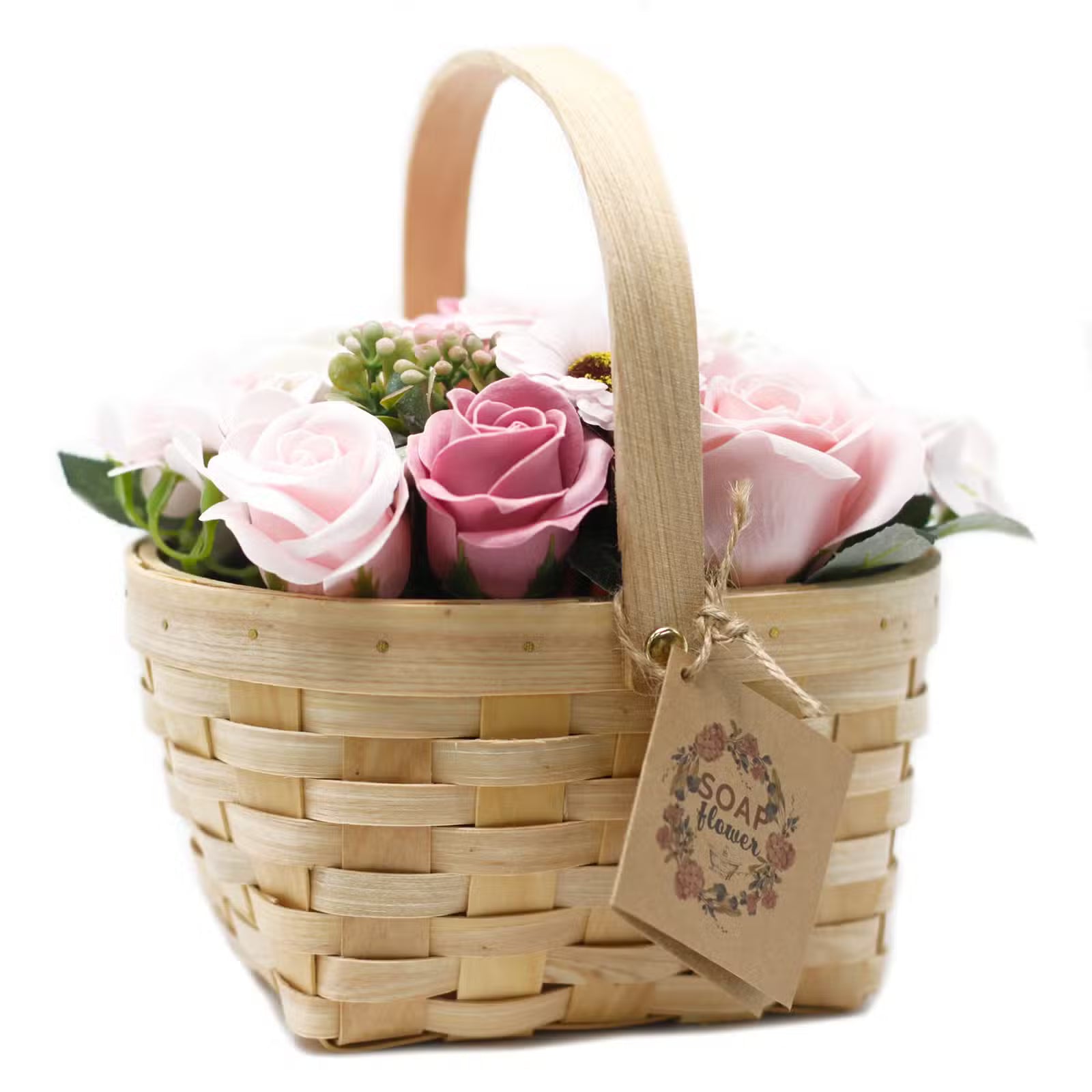 Large Bouquet in Wicker Basket