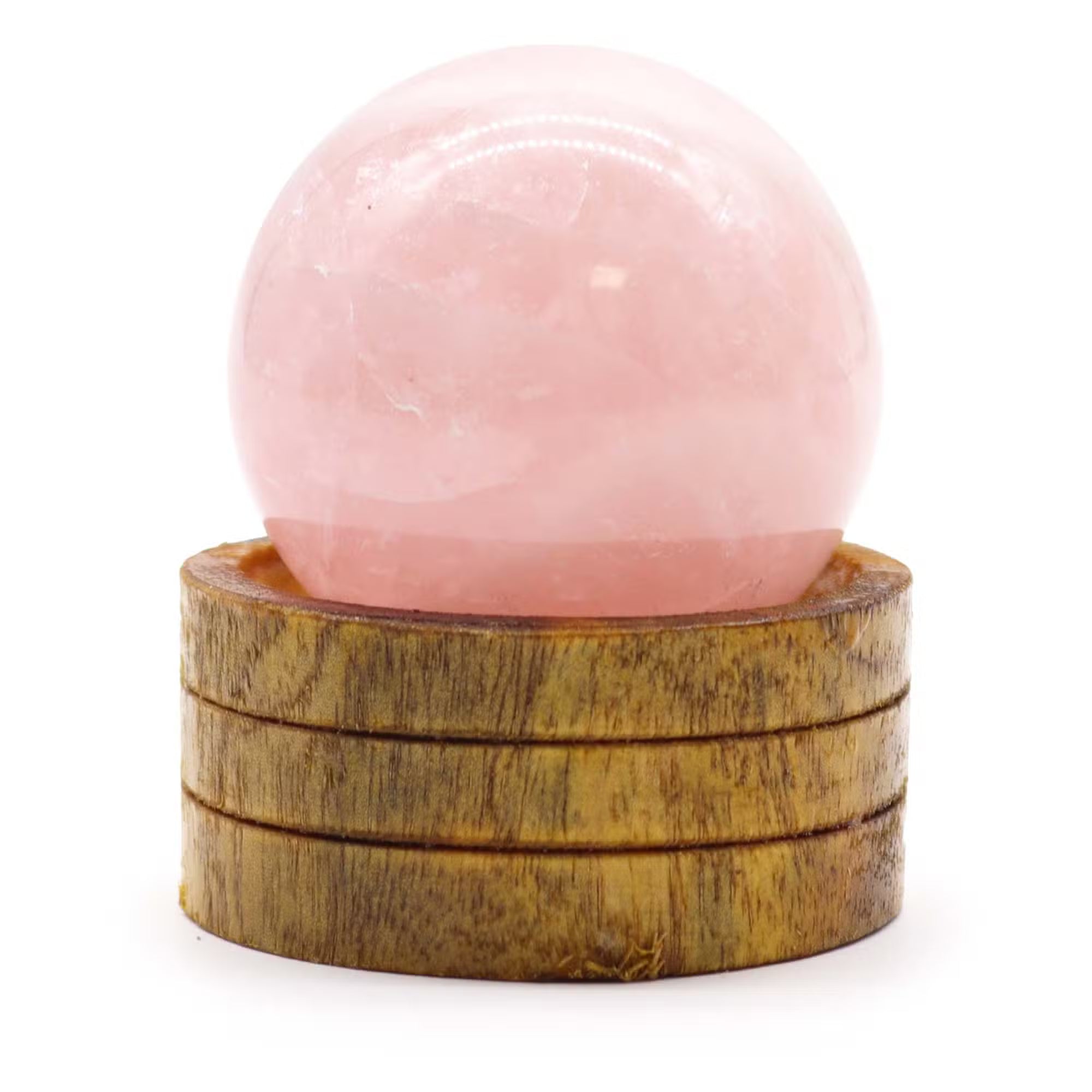 50mm - Rose Quartz with Stand