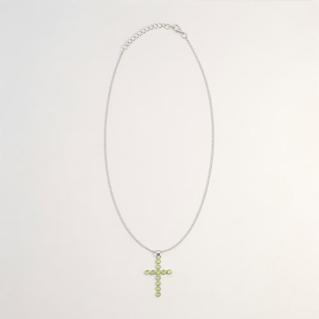Devotional Pendant - Silver Plated (45cm Chain) Crucifix