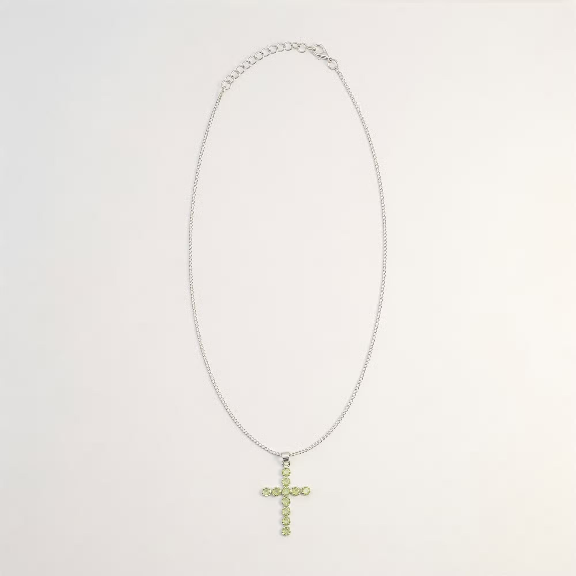 Devotional Pendant - Silver Plated (45cm Chain) Crucifix