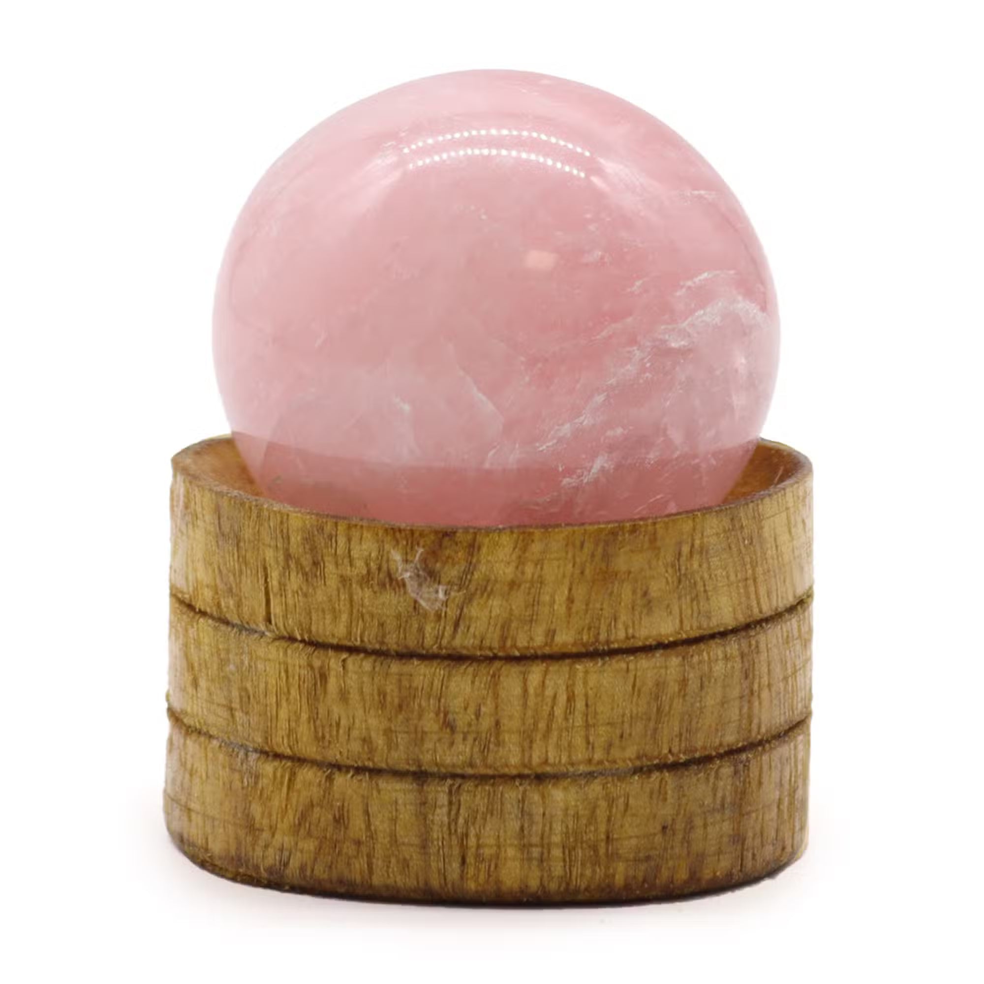 40mm - Rose Quartz with Stand