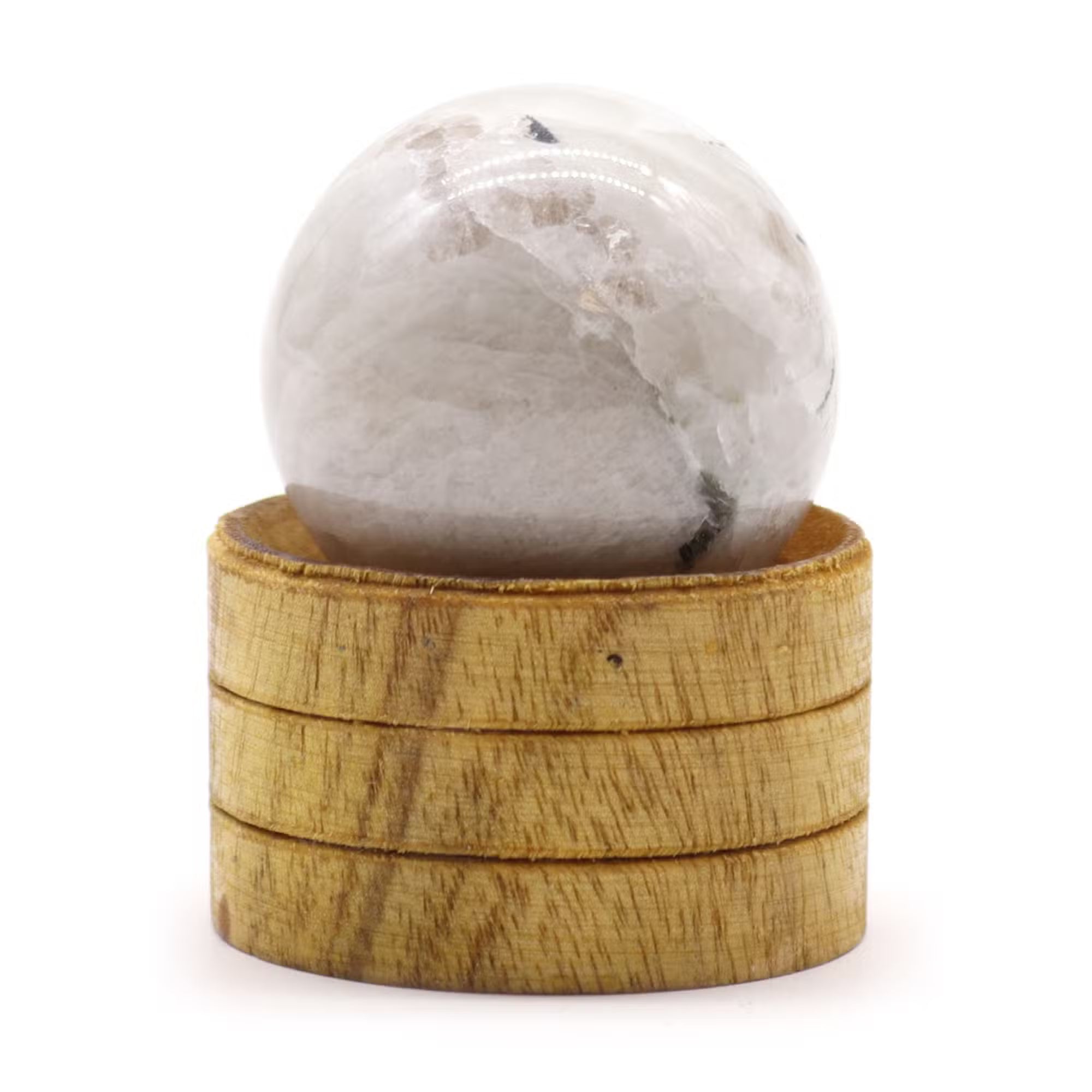 40mm - Indian Moonstone with Stand