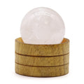 40mm - Clear Quartz with Stand