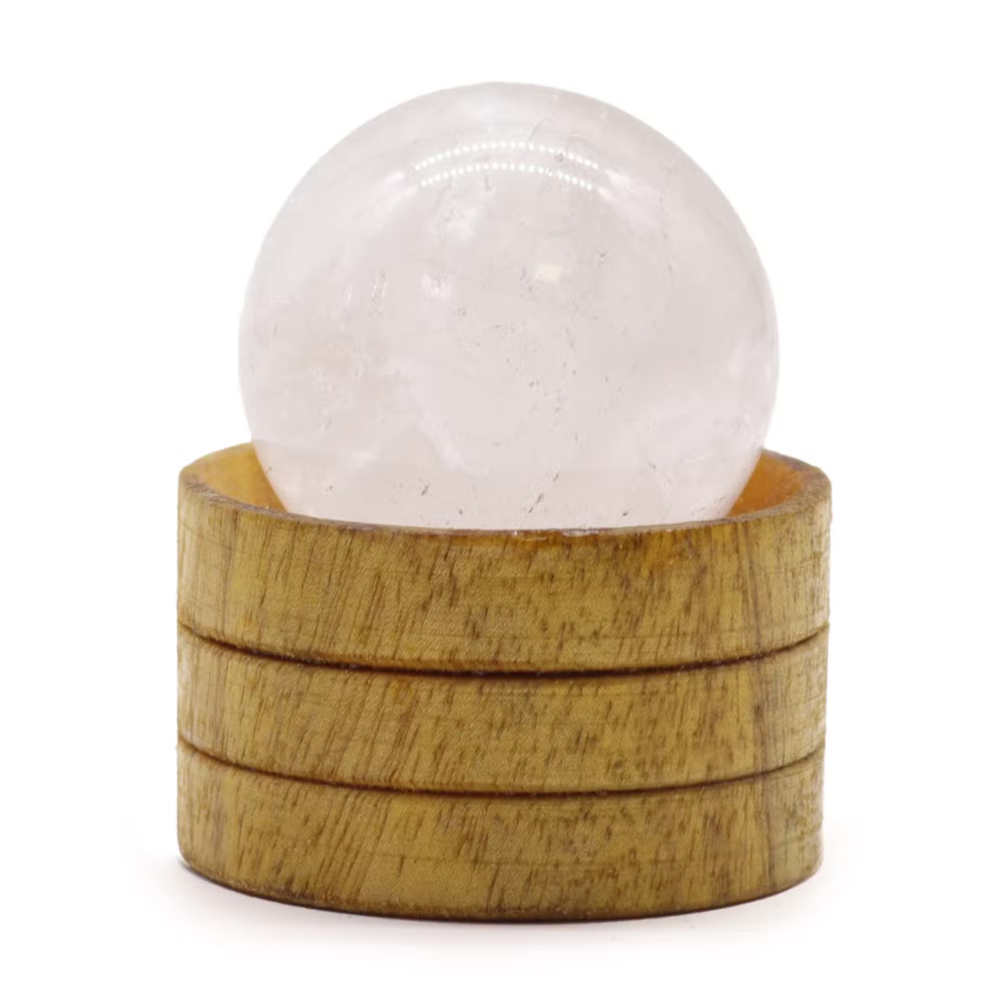 40mm - Clear Quartz with Stand