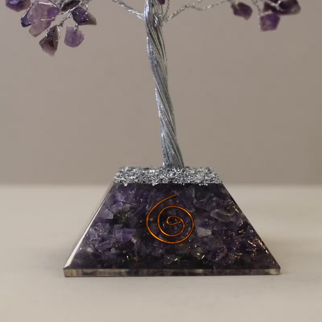 Amethyst Tree with Granite Base