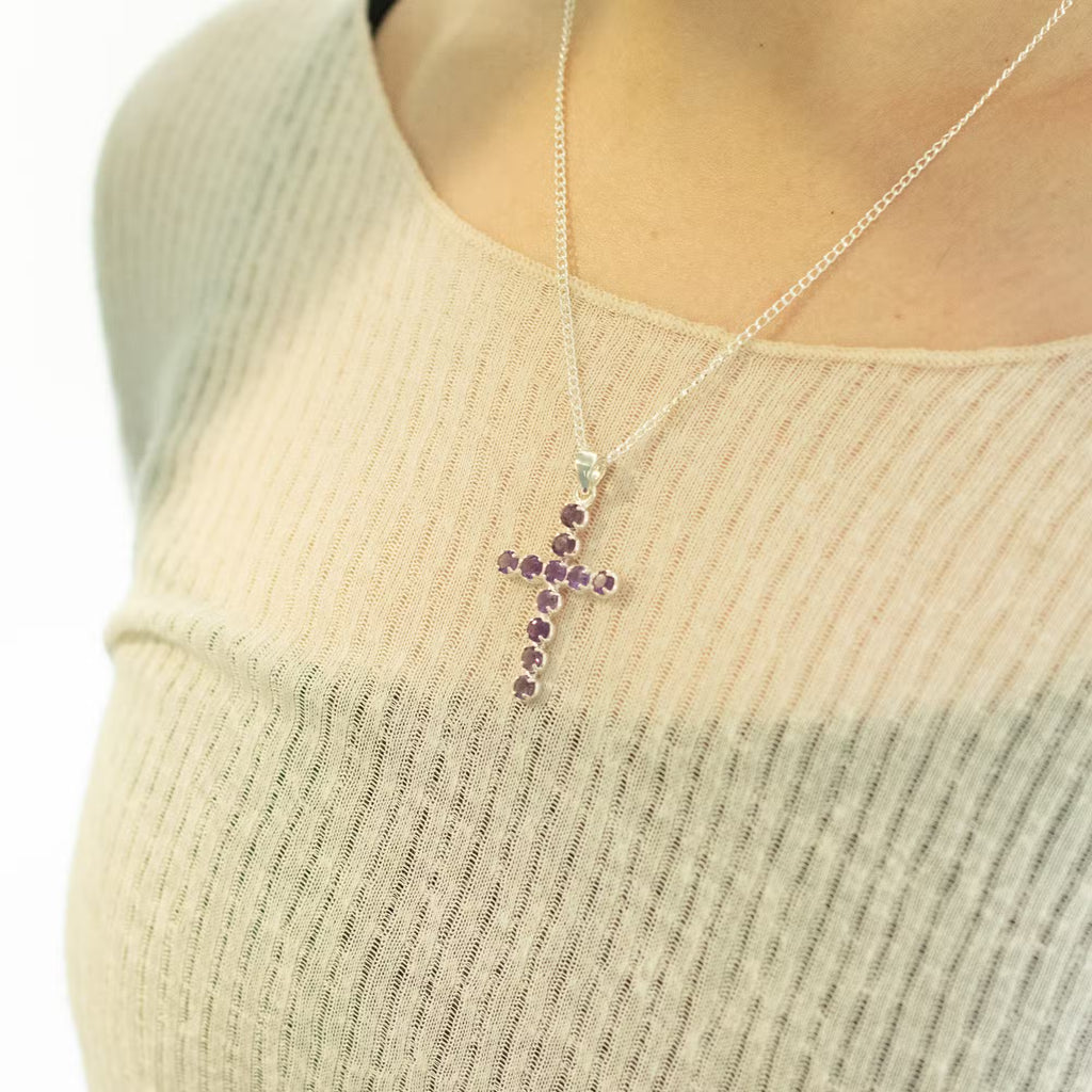 Devotional Pendant - Silver Plated (45cm Chain) Crucifix