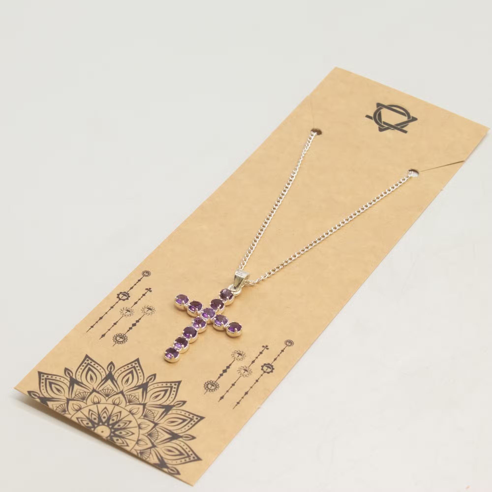 Devotional Pendant - Silver Plated (45cm Chain) Crucifix