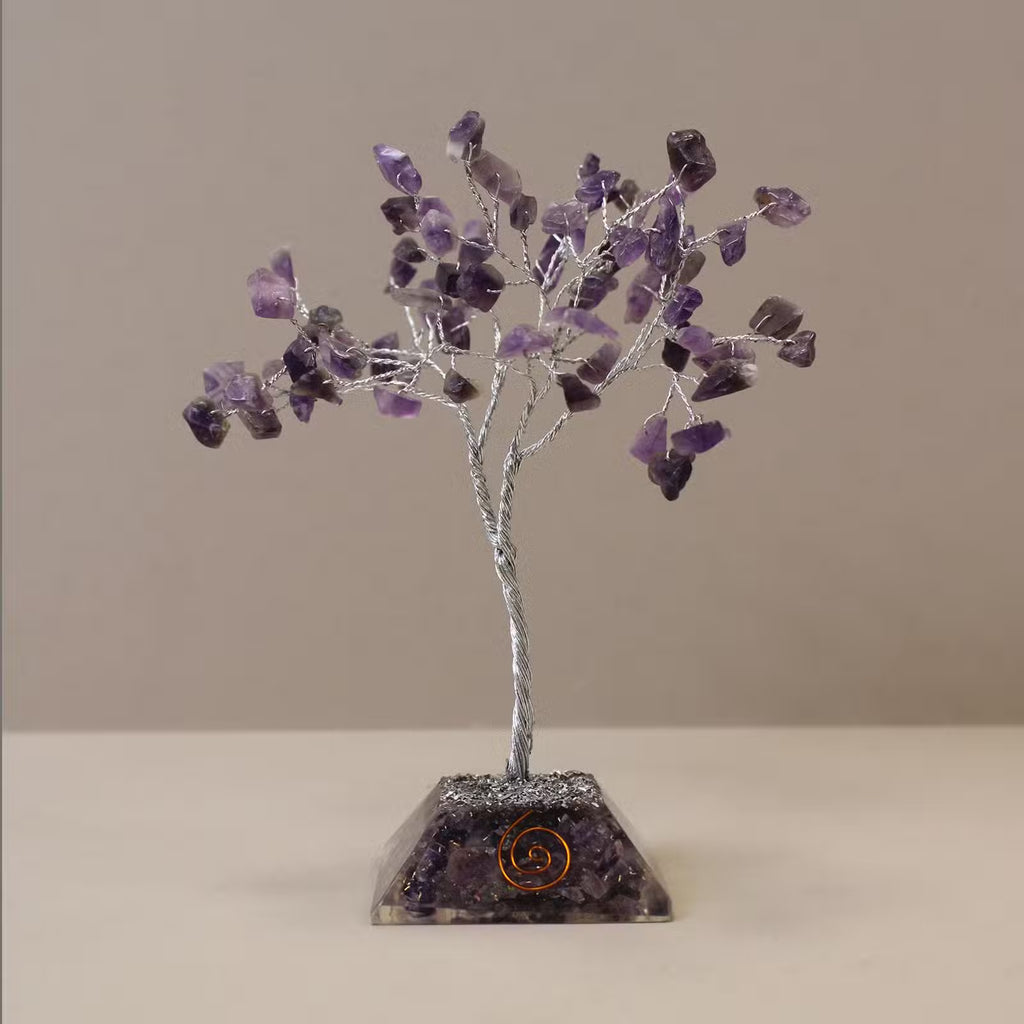 Amethyst Tree with Granite Base