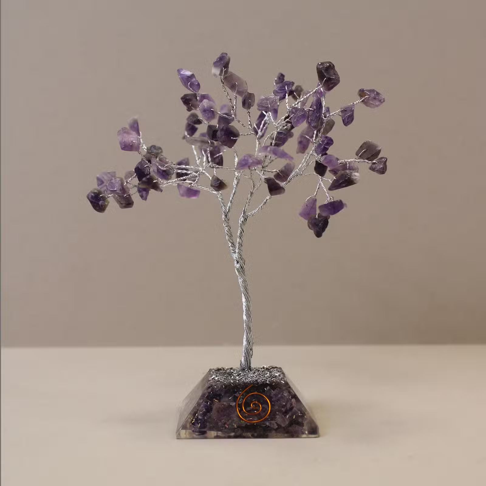 Amethyst Tree with Granite Base