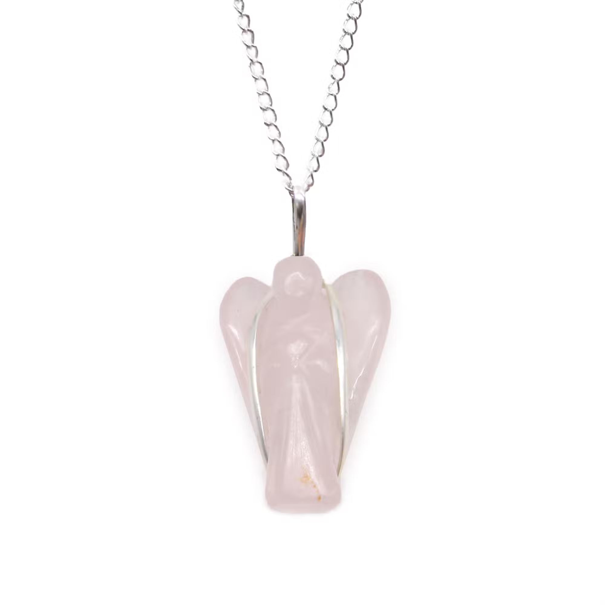 Gemstone Guardian Angel Pendant