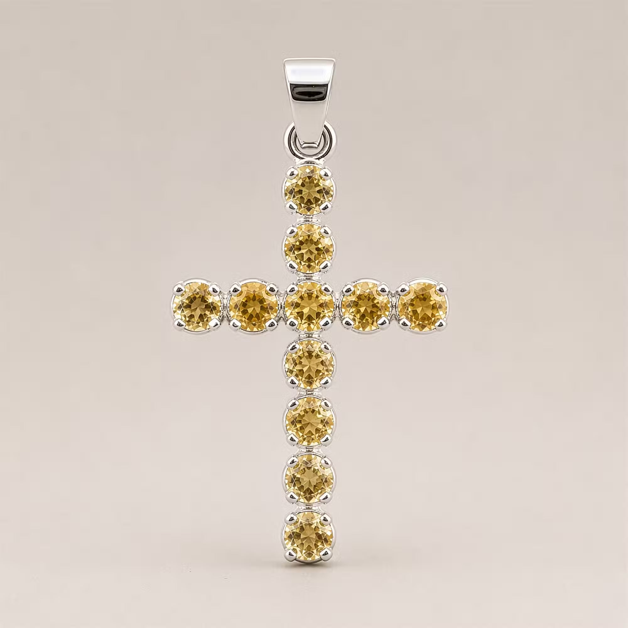 Devotional Pendant - Silver Plated (45cm Chain) Crucifix