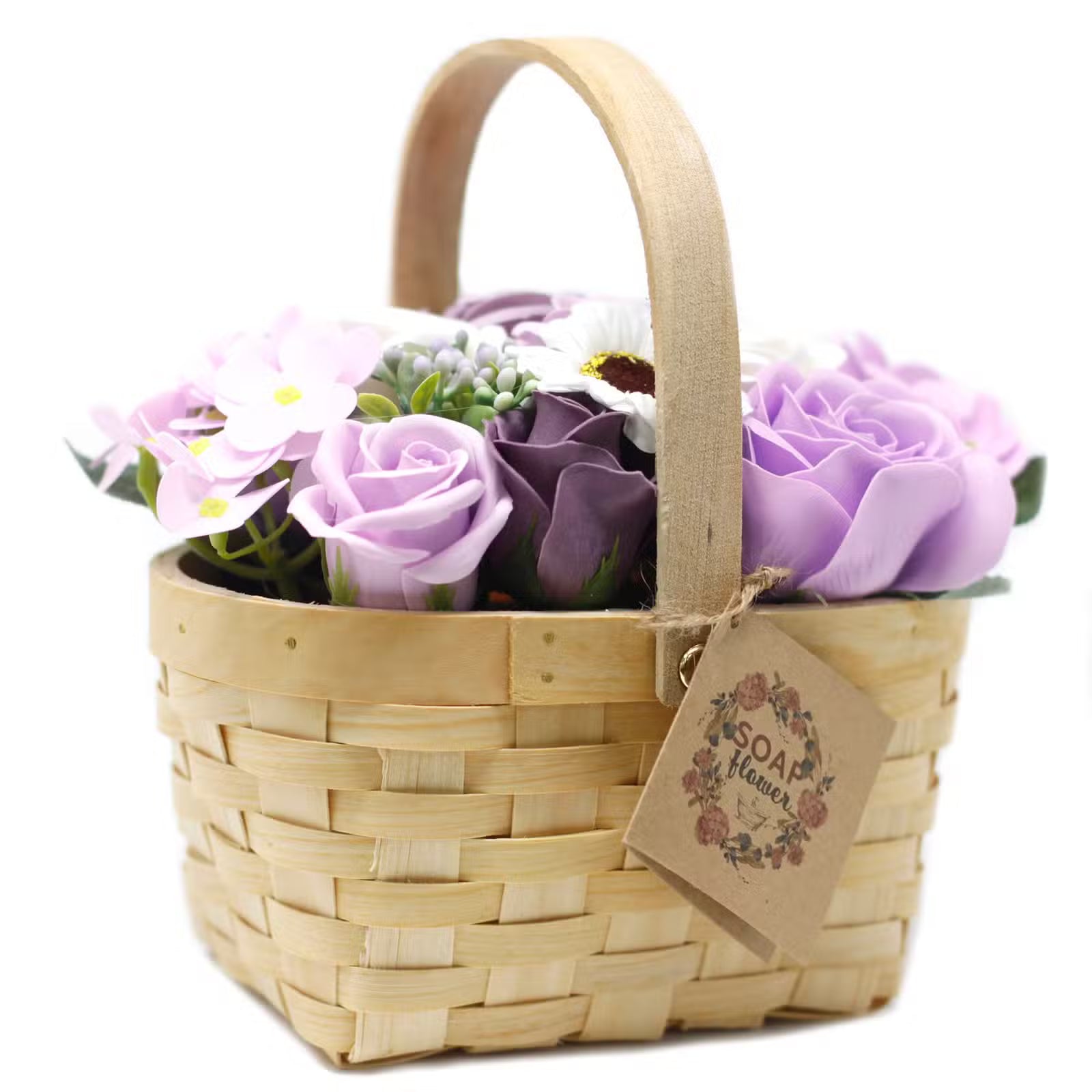 Large Bouquet in Wicker Basket