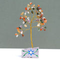 Multi Gemstone Tree with Stone Base