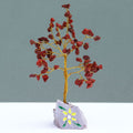 Red Jasper Tree with Stone Base