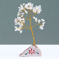 Rock Crystal Tree with Stone Base