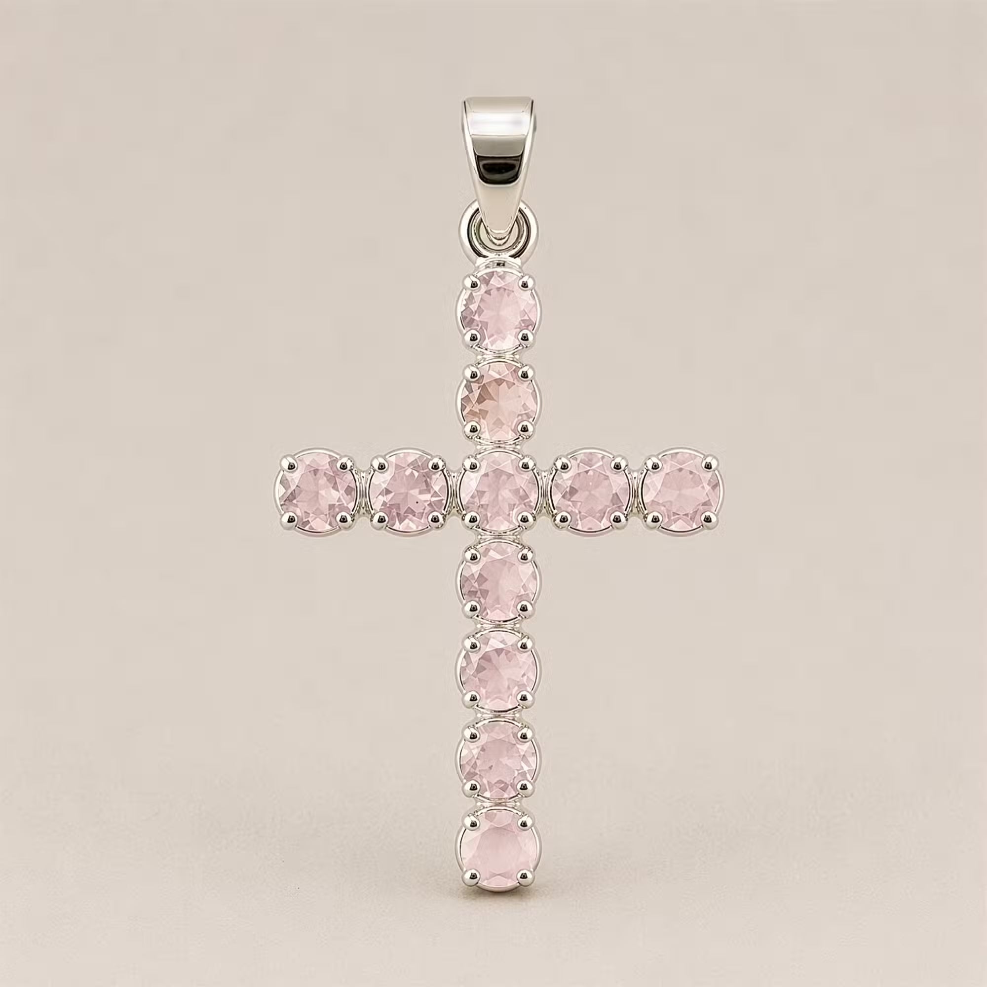 Devotional Pendant - Silver Plated (45cm Chain) Crucifix